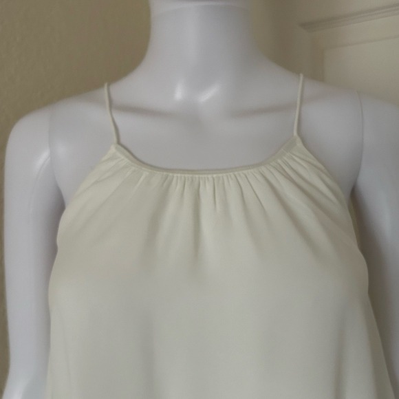ATM Anthony Thomas Melillo Georgette Crepe Halter Dress in Chalk beige - size XS - Picture 3 of 11